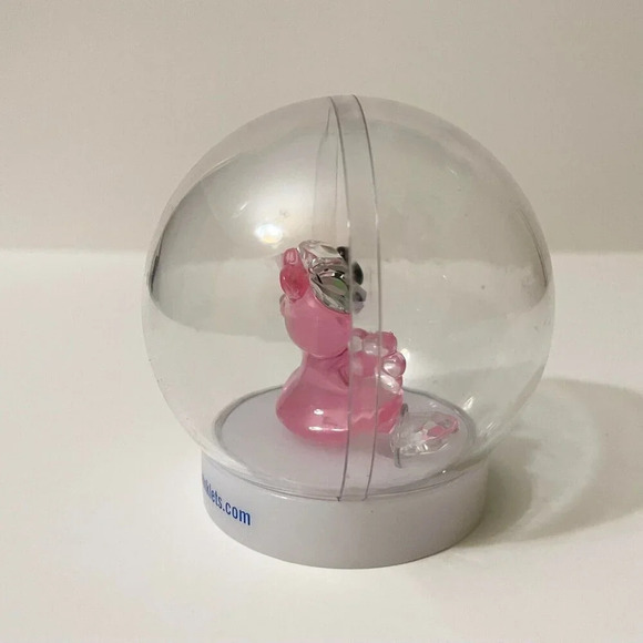 Swarovski  Crystals The Twinklets Pink Figurine In Globe Scratches - Picture 5 of 16